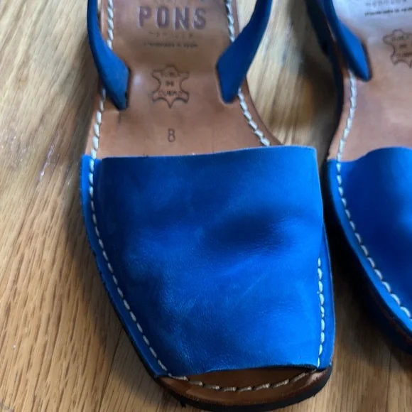 Pons Quintana Blue and Brown Loafers with Sleek Design - Picture 3 of 6